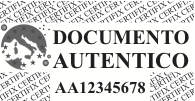 ologramma documento autentico